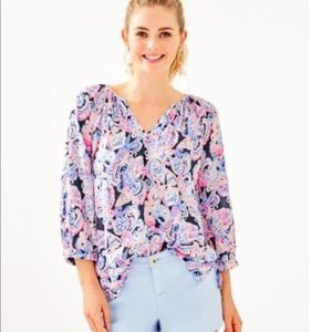 NWT Lilly Pulitzer Size Medium Willa Top